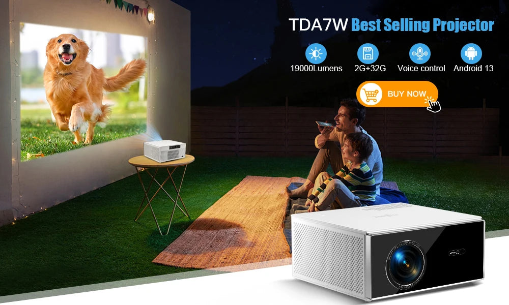 TDA6 Full HD Projector 1080P 2K 4K Video Home Theater