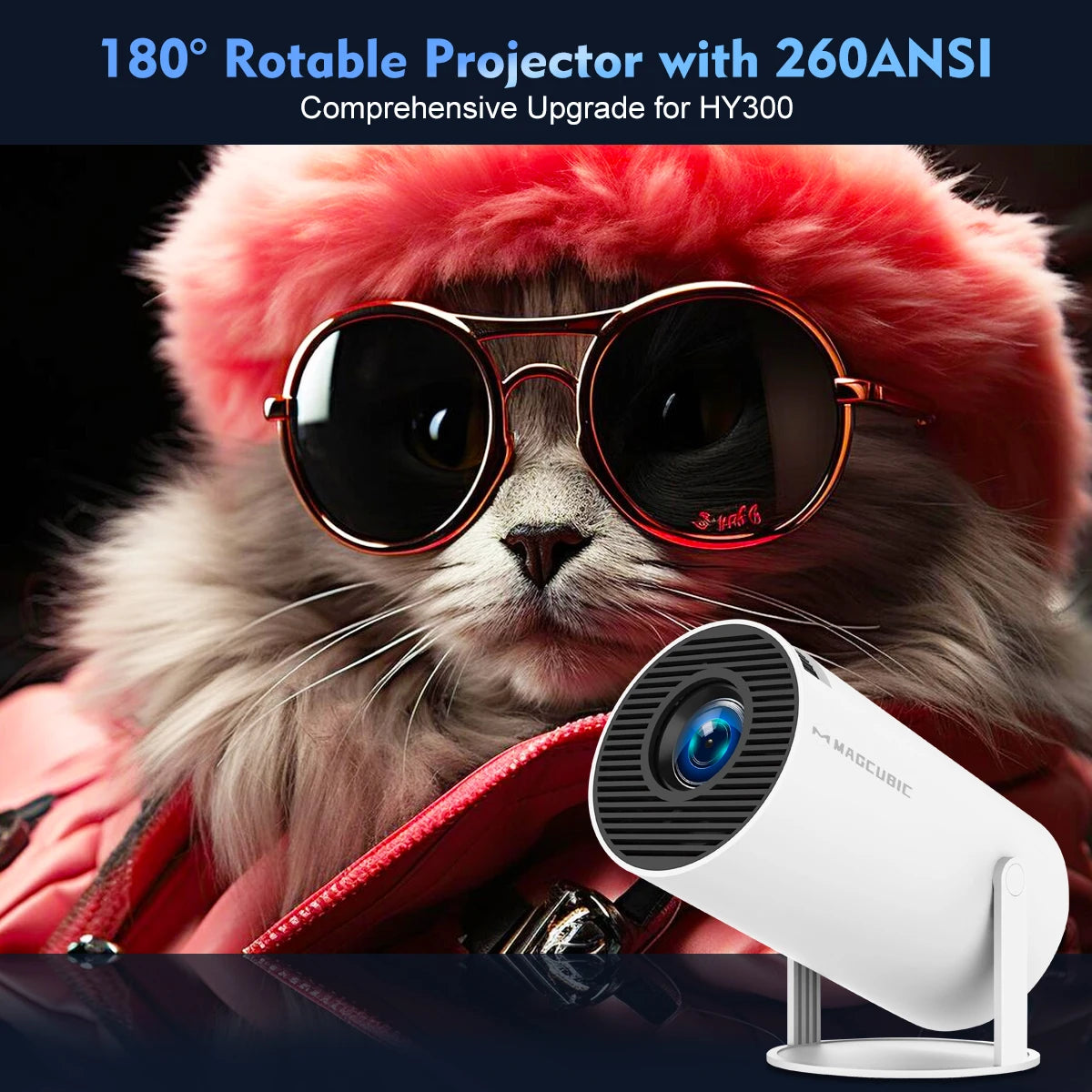 HY300 Pro 4K Projector