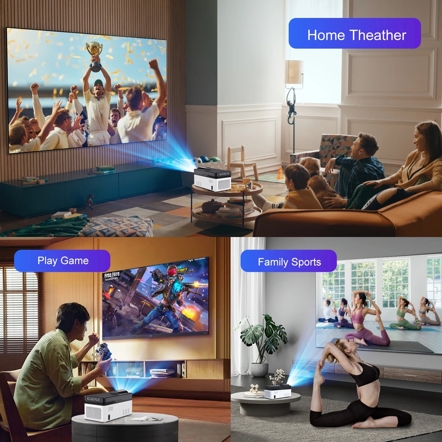 Ultra Short Throw HY450 Projector 4k Home Cinema