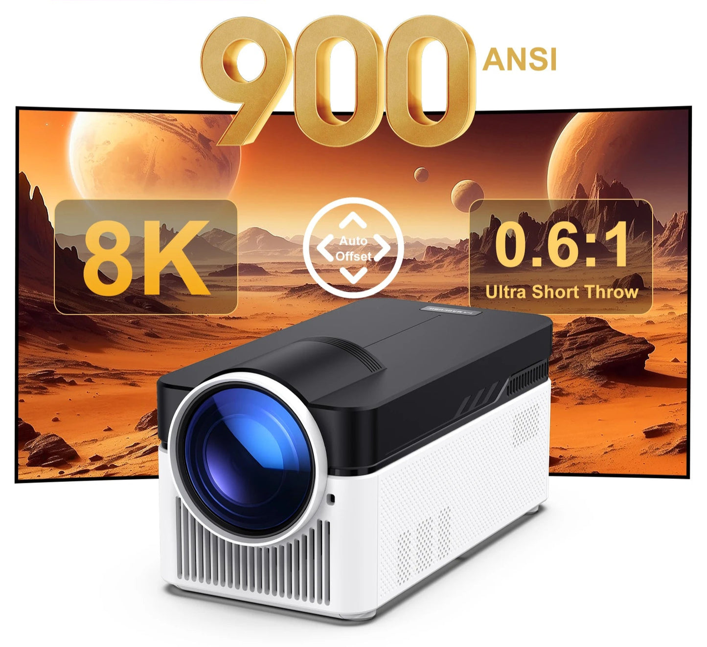 Ultra Short Throw HY450 Projector 4k Home Cinema